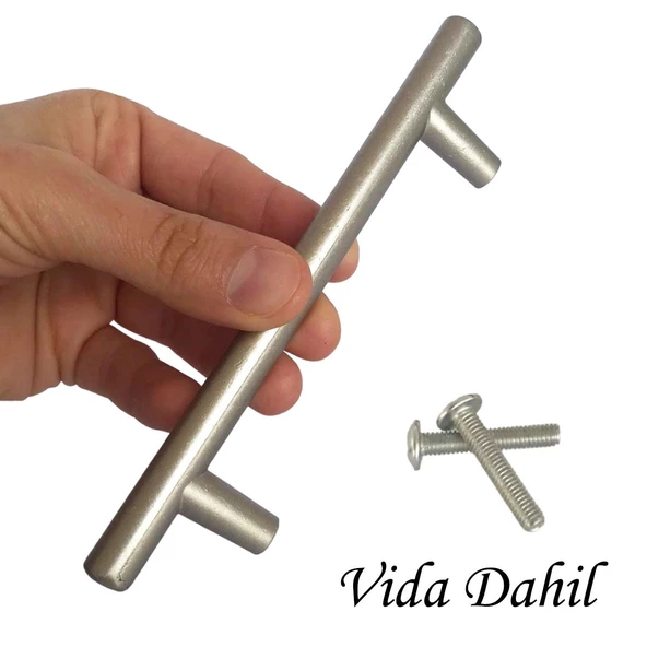 8 Adet Boy Kulp Saten 96 mm Kulp Mobilya Mutfak Dolabı Çekmece Dolap Kapak Kulpu Kulbu Metal Kulpları