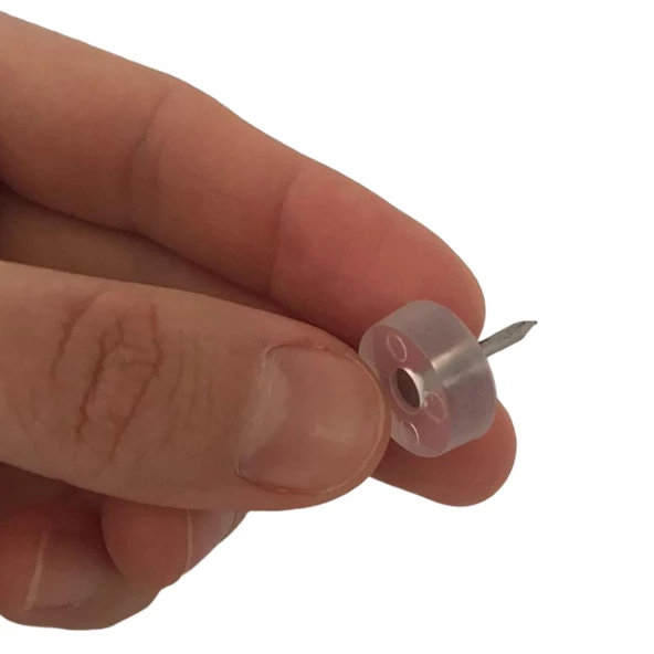 25 Adet Çivili Poligrit Mobilya Masa Sandalye Zemin Koruyucu Şeffaf Silikon Pabuç Poligirit - Resim 2