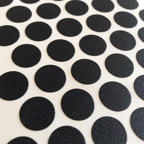 100 ADET Siyah Vida Kapatıcı  Yapışkanlı Vida Tapası Tıpası Kapağı Vida Gizleyici - 3