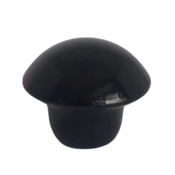 Siyah Mantar Düğme Kulp Mobilya Çekmece Dolap Kapak Kulbu Metal Kulp Aksesuarları Vidalı - 5