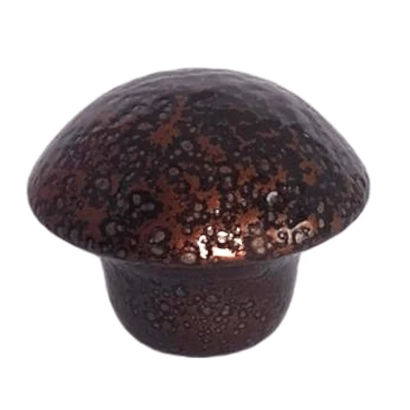 Bakır Mantar Düğme Kulp Mobilya Çekmece Dolap Kapak Kulbu Metal Kulp Aksesuarları Vidalı - Resim 5