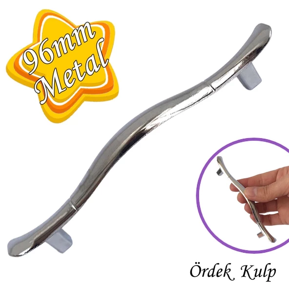 Ördek kulp Krom 96 mm Kulp Mobilya Mutfak Dolabı Çekmece Dolap Kapak Kulpu Kulbu Metal Kulpları