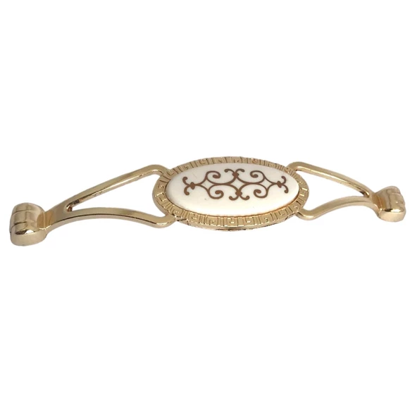 Seç kulp Altın Gold 128 mm Kulp Mobilya Mutfak Dolabı Çekmece Dolap Kapak Kulpu Kulbu Metal Kulpları - Resim 5