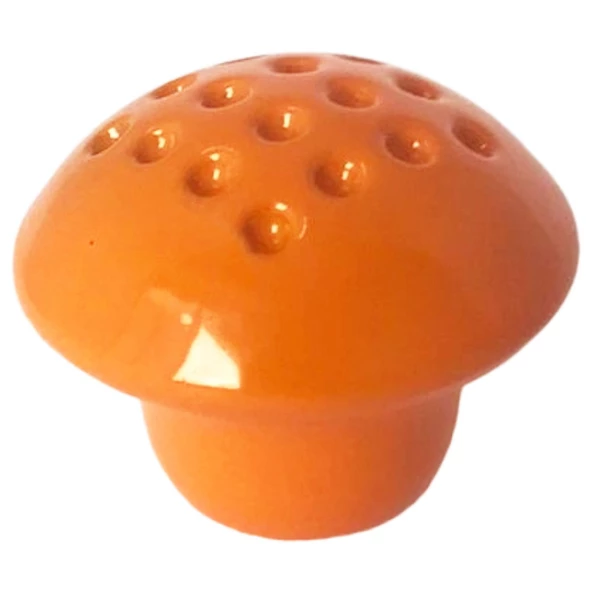 8 Adet Turuncu Noktalı Mantar Düğme Kulp Çocuk Bebek Mobilya Çekmece Dolap Kapak Kulbu Metal Kulp Aksesuarları Vidalı - Resim 5