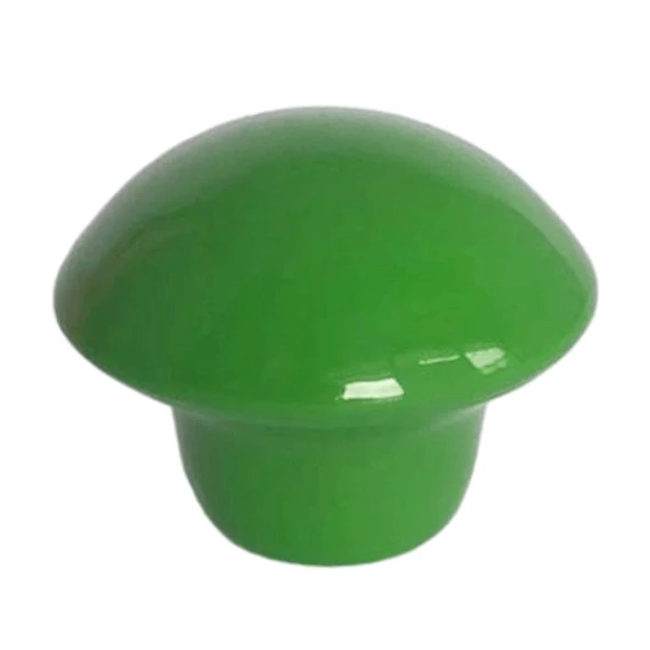 15 Adet Yeşil Mantar Düğme Kulp Çocuk Bebek Mobilya Çekmece Dolap Kapak Kulbu Metal Kulp Aksesuarları Vidalı - Resim 5