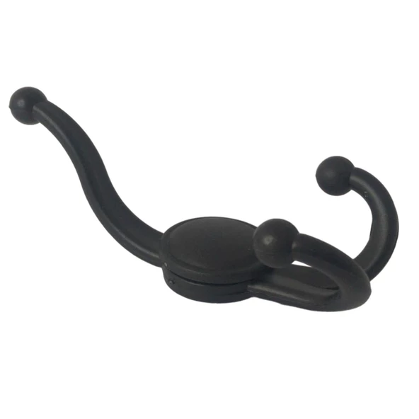 Karagül Siyah Askılık Portmanto Vestiyer Banyo Dolap Elbise Askısı Sert Plastik - 6