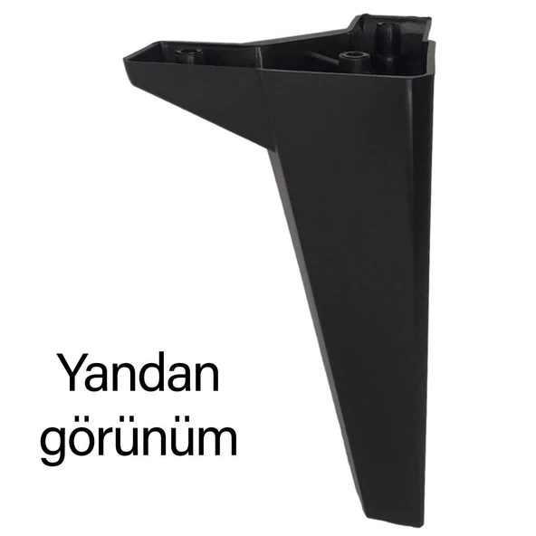 Serdivan 20 cm Siyah Lüx Mobilya Kanepe Sehpa Ünite Koltuk Ayağı Baza Ayak - 5