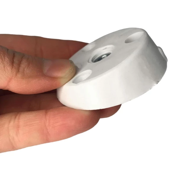 4 Adet Dereceli Ayak Tabanı Beyaz Mobilya Masa Sehpa Ayağı Bağlantı Aparatı Açılı  Plastik - 5