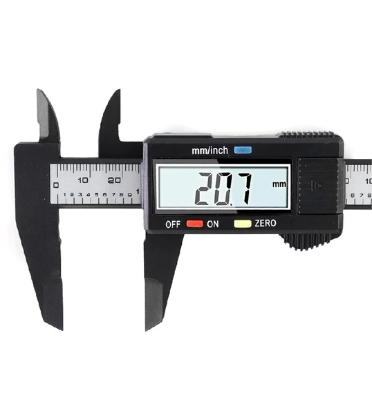 Kumpas Dijital Karbon Fiber Hassas 150Mm Kalınlık Ölçer ürün görseli