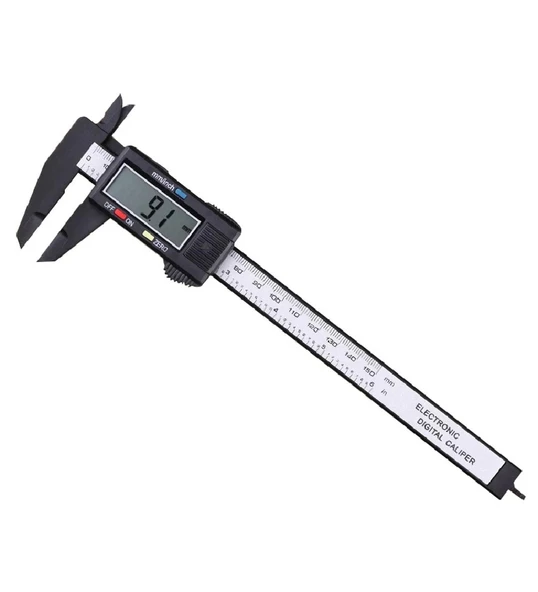 Kumpas Dijital Karbon Fiber Hassas 150Mm Kalınlık Ölçer - Resim 2