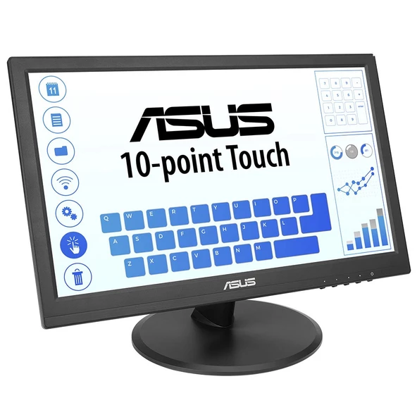 ASUS VT168HR 15,6" 60Hz 10Ms LED HDMI VGA Eyecare Dokunmatik Monitör - 2