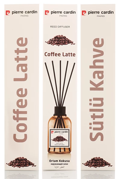 Pierre Cardin Reed Diffuser 110 ml - Coffe Latte - Sütlü Kahve Oda Kokusu - 4