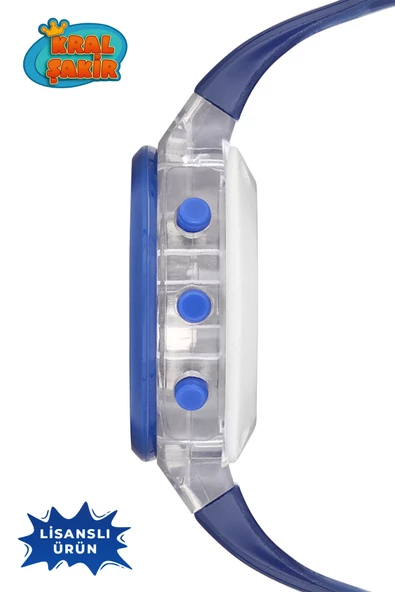 MiniFlak  Lisanslı Kral Şakir KS7210  Mavi Işıklı Çocuk Kol Saati - Resim 3