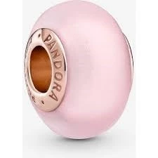 Pandora 789421C00-Mat Pembe Murano Cam Charm - 5