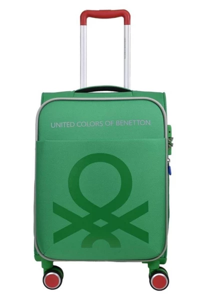 Benetton Kabin Boy Kumaş Valiz Yeşil Bnt2200