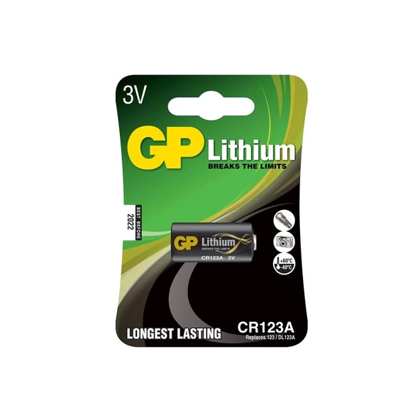 Gp Cr-123a Pil Cr123a 3v Lityum