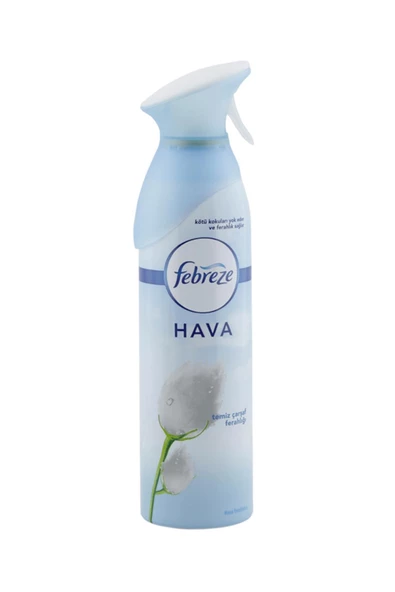 Febreze Hava Ferahlatıcı Sprey Oda Kokusu Pamuk Ferahlığı 300 ml