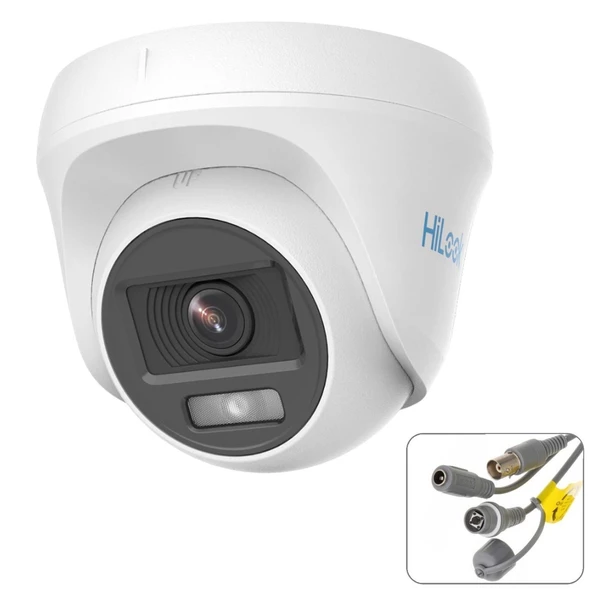 Hılook-thc-t129-p Dome Ahd Kamera 2mp 2.8mm Renkli Gece Görüş İç Mekan