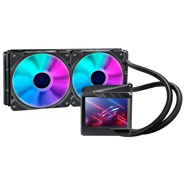 ASUS ROG RYUJIN II 240 ARGB V2 Oled AURA SYNC Adreslenebilir RGB Fan Sıvı Soğutucu - 1