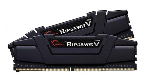 GSKILL RipjawsV 16GB (2X8) DDR4 3200Mhz CL16 DUAL 1.35V Siyah (F4-3200C16D-16GVKB)