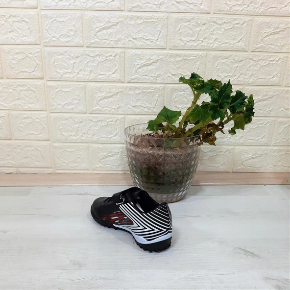 Kinetix Bruno J BJK Tf Siyah-Beyaz Çocuk Halısaha Ayakkabı - 6