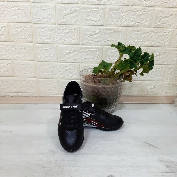 Kinetix Bruno J BJK Tf Siyah-Beyaz Çocuk Halısaha Ayakkabı - 3