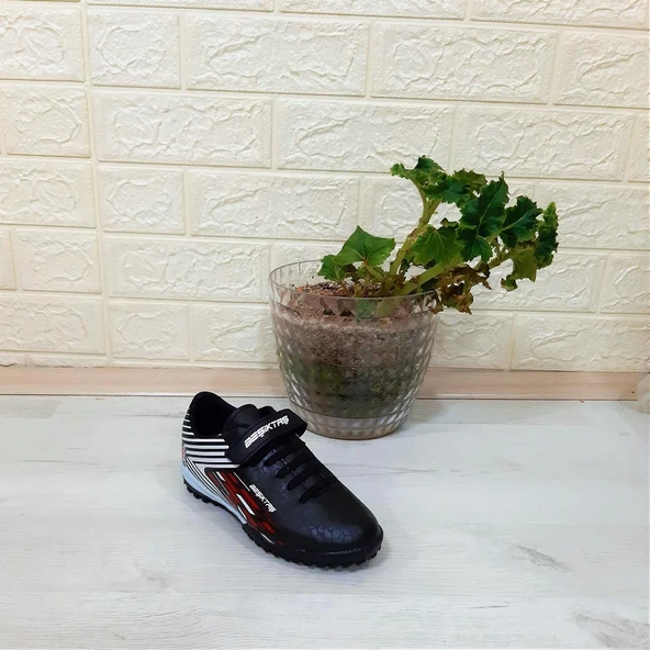 Kinetix Bruno J BJK Tf Siyah-Beyaz Çocuk Halısaha Ayakkabı - 4