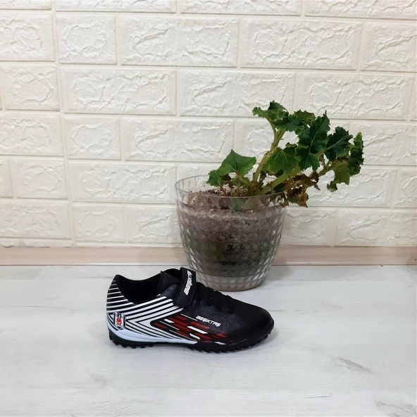 Kinetix Bruno J BJK Tf Siyah-Beyaz Çocuk Halısaha Ayakkabı - 5