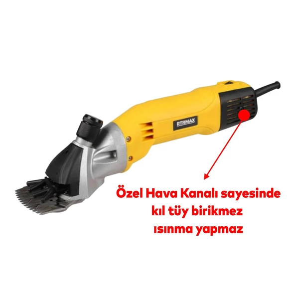 Koyun Keçi Hayvan Yün Yapak Yapağı Kırkma Makinası Metal Kırpma Makinesi - 5