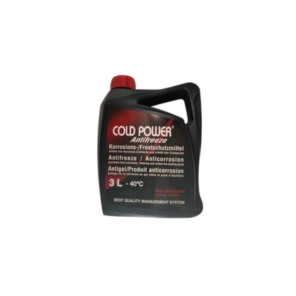 COLDPOWER 3 LITRE KIRMIZI ANTIFRIZ -37 DERECE - Resim 2