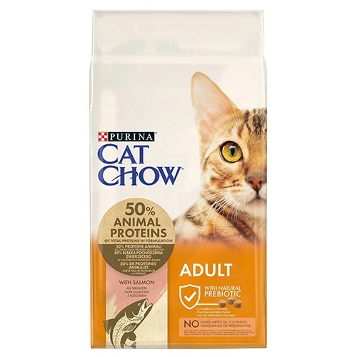 Purina Cat Chow Somonlu ve Ton Balıklı Yetişkin Kedi Maması  15 KG ürün görseli
