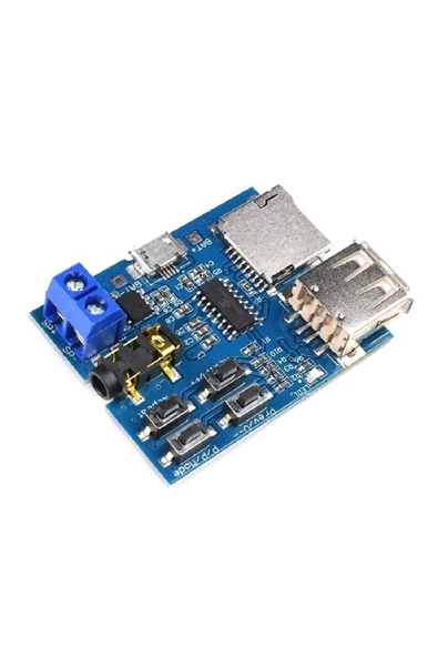 Tf Kart Ve Usb Flash Disk Girişli Oynatıcı Modül (Mp3 Formatı) - Resim 4