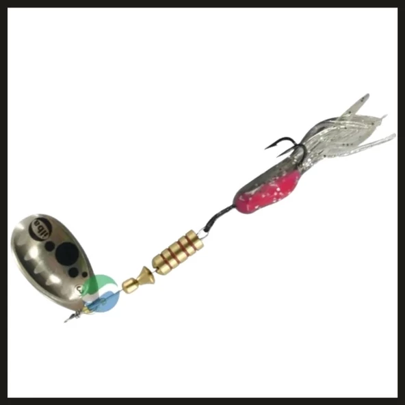 Uyguna-Yakala Gümüş/siyah Yemli No:3 390133 Ilba Tondo Bubble-KAŞ.192 - Resim 2