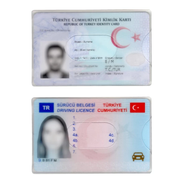 Bigpoint Kimlik, Ehliyet Kabı Sert PP Şeffaf 86x54mm 50'li Poşet