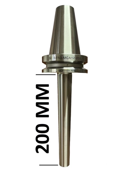 BT50 MCA12 - 200 BOY VİDALI TUTUCU M12X200 BOY VİDALI TUTUCU 20.000 devir balans alınmıştır