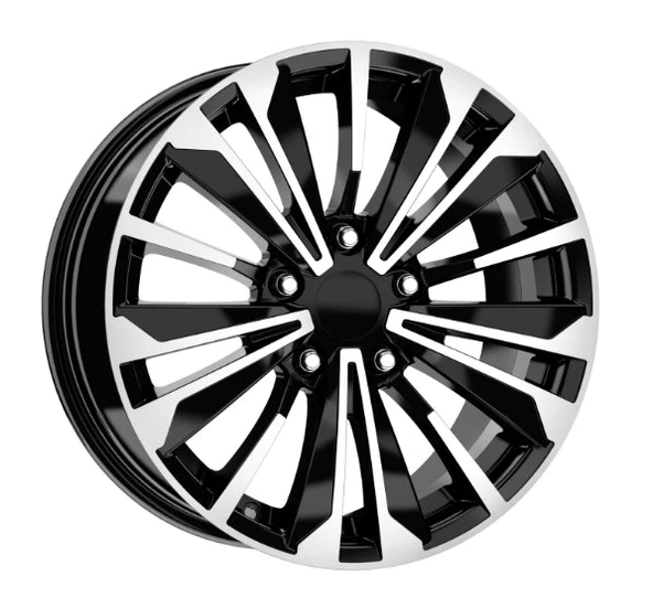 R1 Wheels 16 inç 5*114 ET40 Parlak Siyah Jant Takımı (J-606)