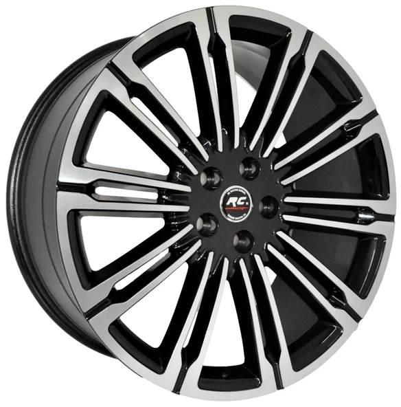 R1 Wheels 22 inç 5*120 ET45 Siyah Jant Takımı (J-829)