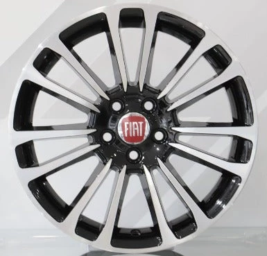 R1 Wheels 16 inç 5*98 ET39 Parlak Siyah Jant Takımı (J-319)
