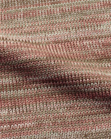 Far Afield BUCKLEY CARDIGAN - TWISTED YARN V Yaka Standart Kesim %100 Organik Pamuk Melanj Erkek Triko Hırka - Kahve Multi - 4