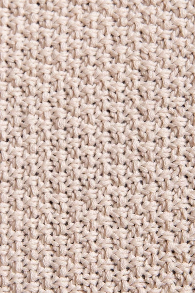 %100 Organik Pamuklu Bebek Battaniye 100x160 CM - BEJ - 2