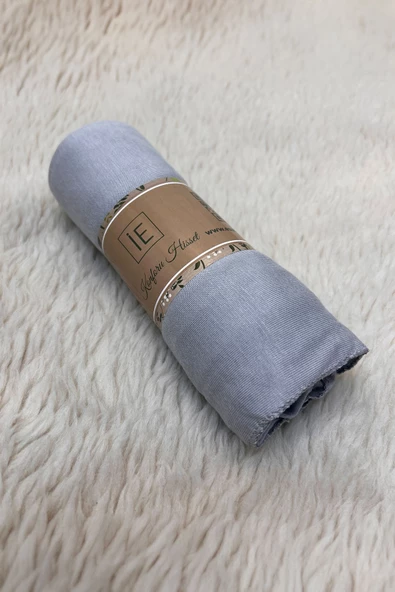 Shecarf Dikişli Penye Şal, Yüksek Gramaj, Özel Üretim, 4 Mevsim 00991 AÇIK GÜMÜŞ - 4