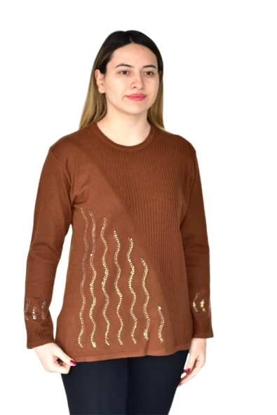 Kadın Triko Kazak BGL-ST03374 - Resim 10