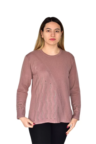 Kadın Triko Kazak BGL-ST03374 - Resim 8