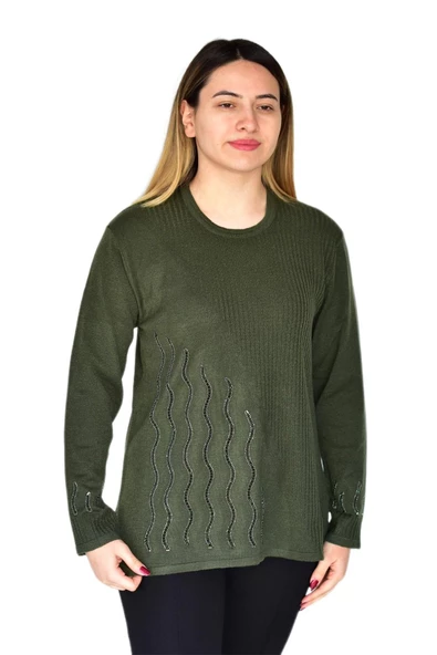 Kadın Triko Kazak BGL-ST03374 - Resim 6