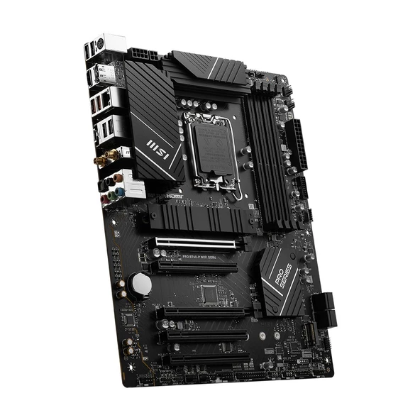 MSI PRO B760-P WIFI DDR4 Soket 1700 5333Mhz (OC) mATX Anakart - 3