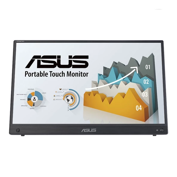 Asus Zenscreen Mb16aht 15.6" 60Hz 5Ms 1920X1080 Usb Mını Hdmı-Type-C Ips Taşınabilir Dokunmatik Monitör