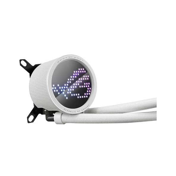 ASUS ROG RYUO III 240 ARGB WHITE EDITION LED Ekran ROG ARGB Fanlı 240mm Beyaz Sıvı İşlemci Soğutucusu - 5