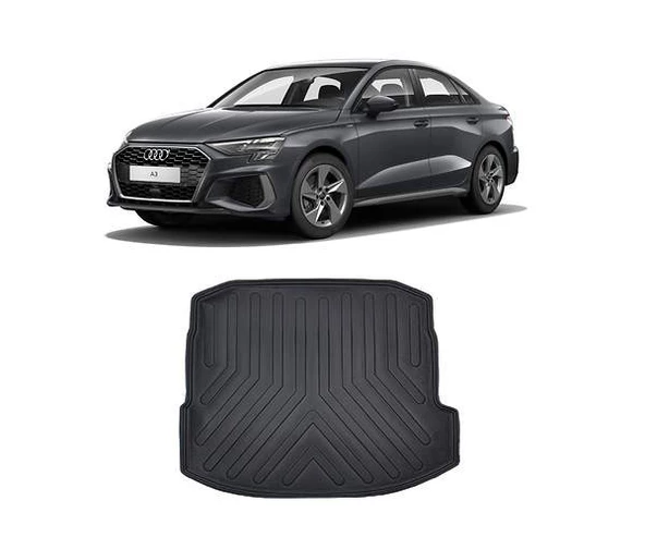 Rizline Audi A3 Sedan 2021 +  3D Bagaj Havuzu Siyah