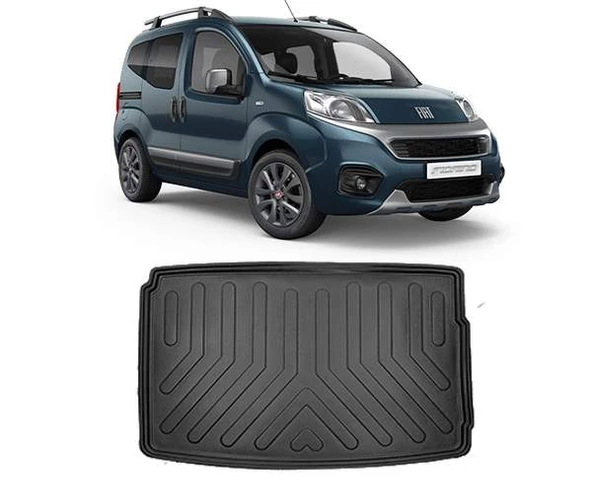 Rizline Fiat Fiorino 2007 Sonrası Halılı Zemin   3D Bagaj Havuzu Siyah ürün görseli
