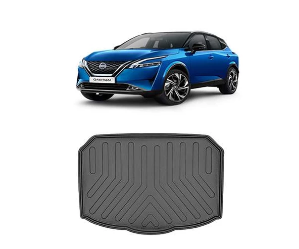 Rizline Nissan Qashqai 2022 ve  Sonrası Alt Konum  3D Bagaj Havuzu Siyah